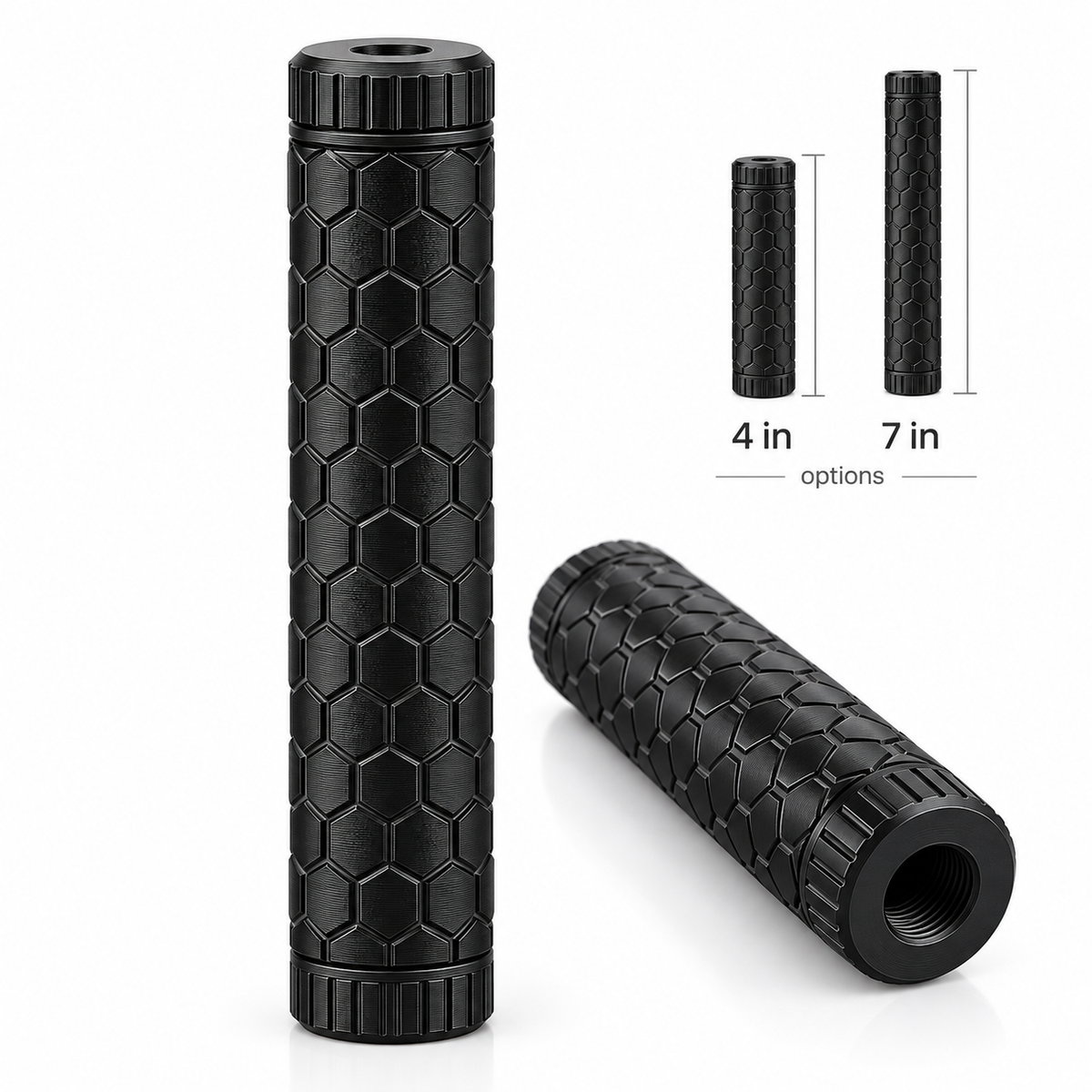 Barrel extender 4" or 7" with baffles